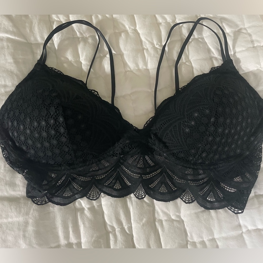 BOGO - Auden Lace Bralette- Black - XL